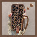 Leopard Print Lanyard For 16 Phone Case