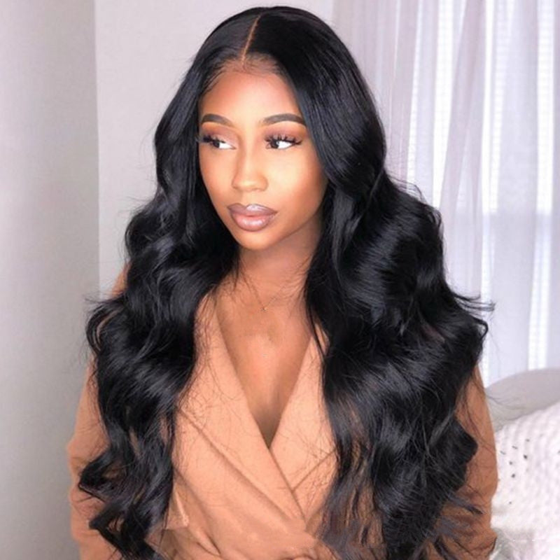 Big Wave Curly African Black  Wigs