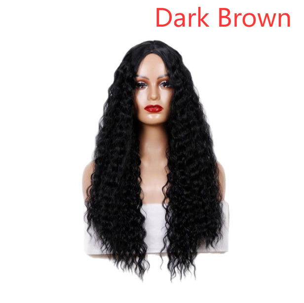 Medium Long Curly Hair Wave Wigs