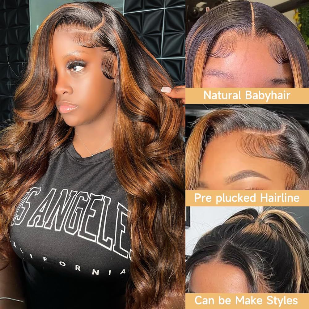 Cross-border New Wig European And American Ladies Front Lace  Wigs Brown Medium Long Curly Hair Big Wave