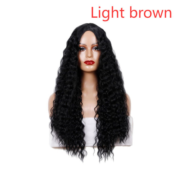 Medium Long Curly Hair Wave Wigs