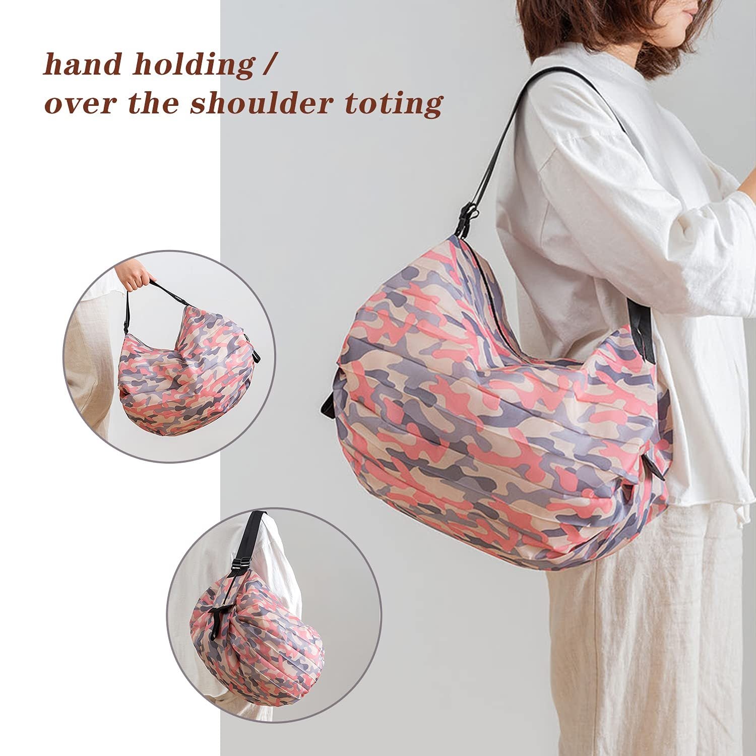 Portable Foldable Reusable Grocery Bags