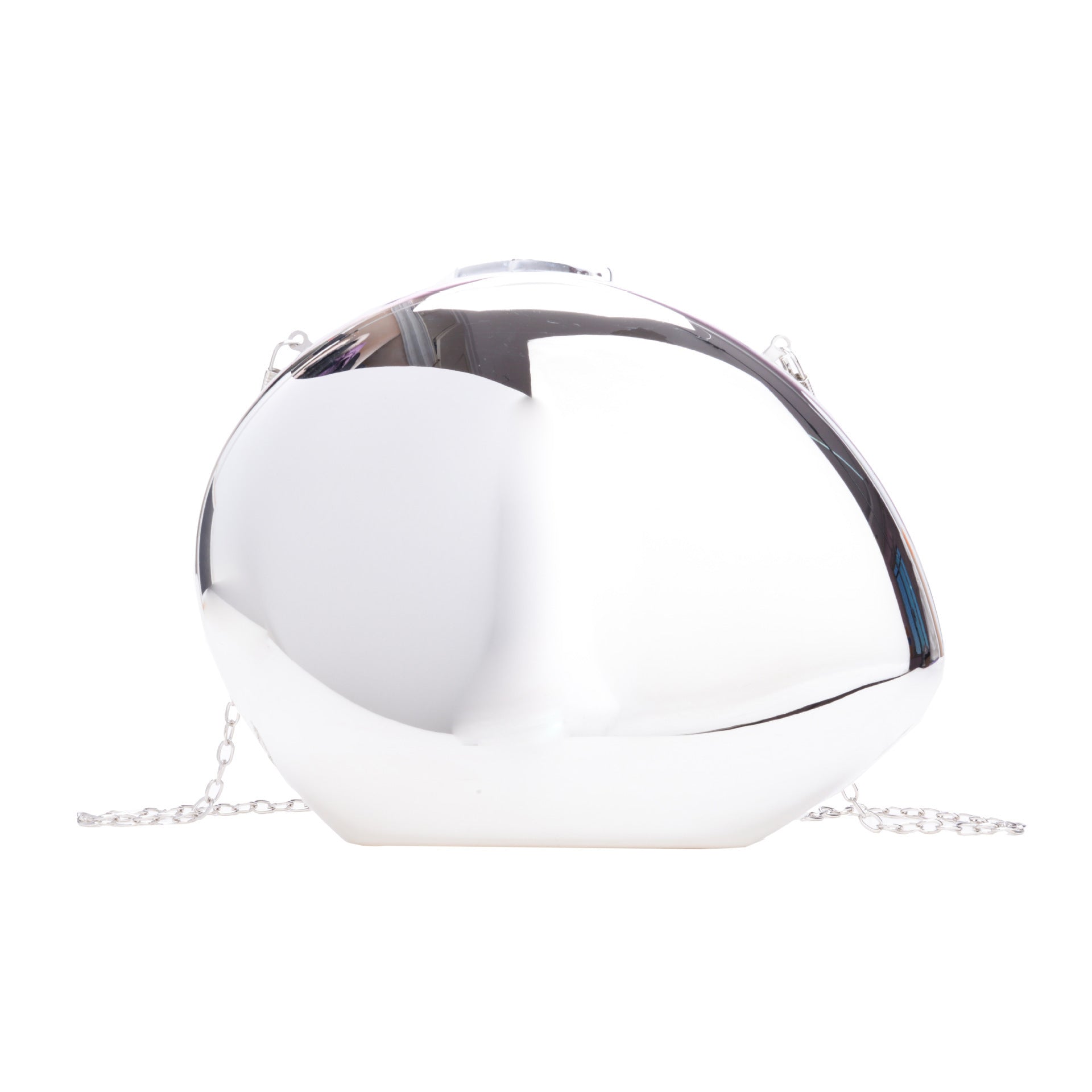 Acrylic Metallic Goose Clutch