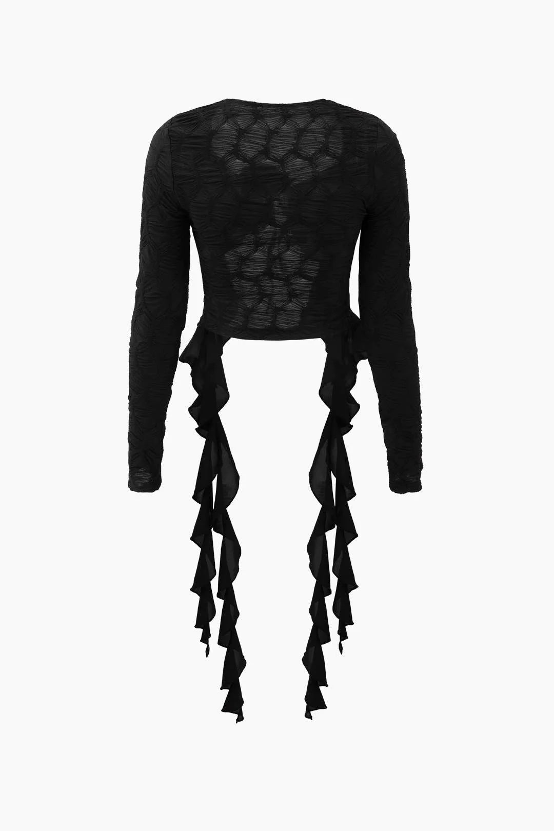 Flowers Decorate Long Sleeve Tops