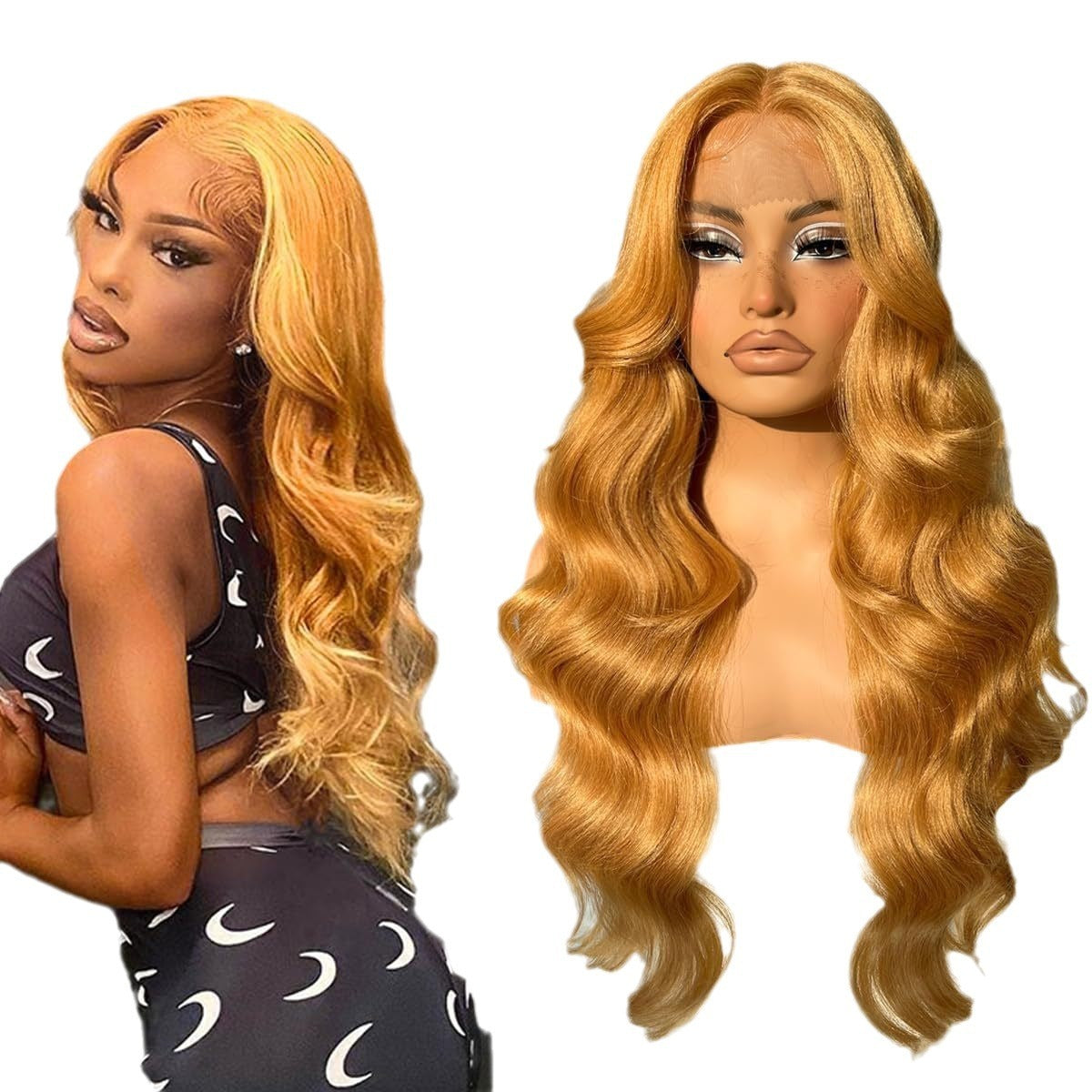 Women's Big Wave Long Roll  Wigs