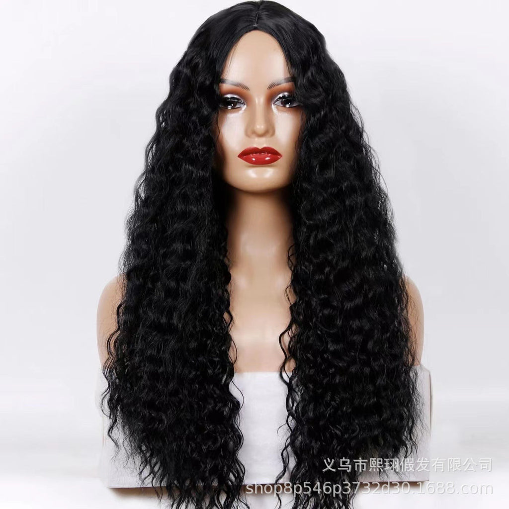 Medium Long Curly Hair Wave Wigs