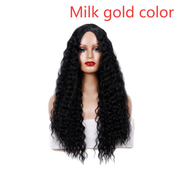 Medium Long Curly Hair Wave Wigs