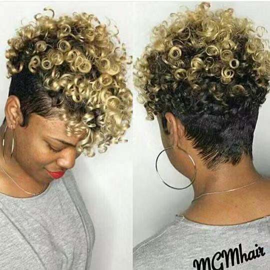 Women's Simple Rolls Short Wigs
