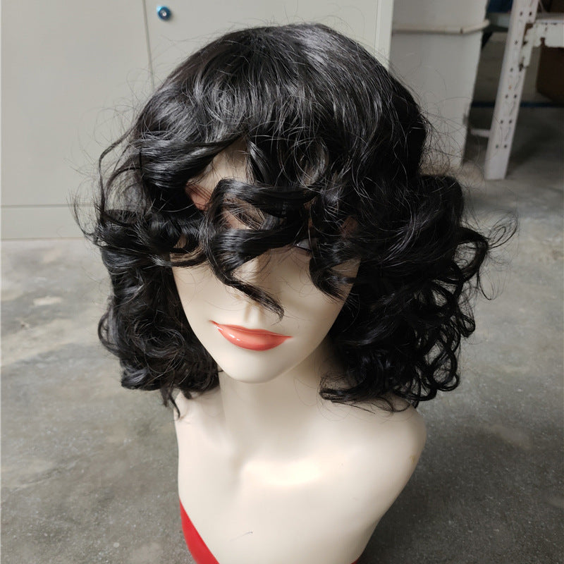 Women's Short European And American Afro Wig
