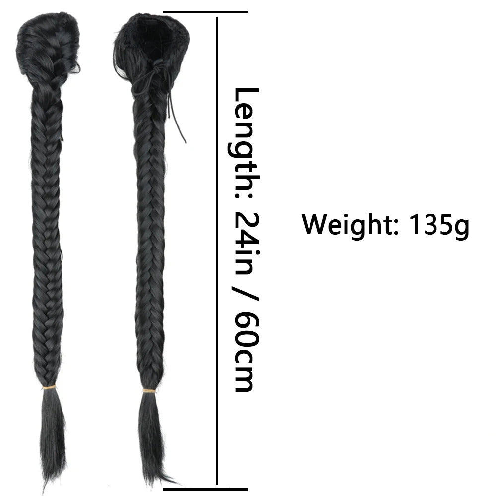 Braided Fishtail Horse Tail Women's Wig