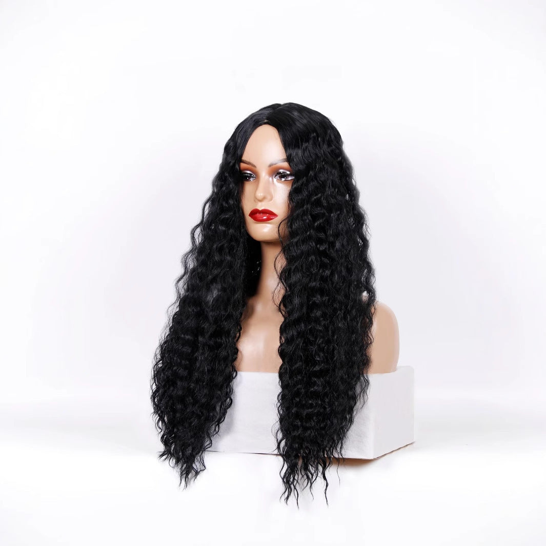 Medium Long Curly Hair Wave Wigs