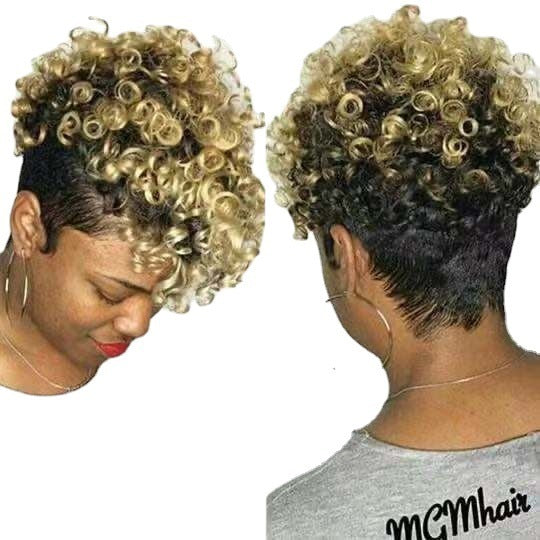 Women's Simple Rolls Short Wigs
