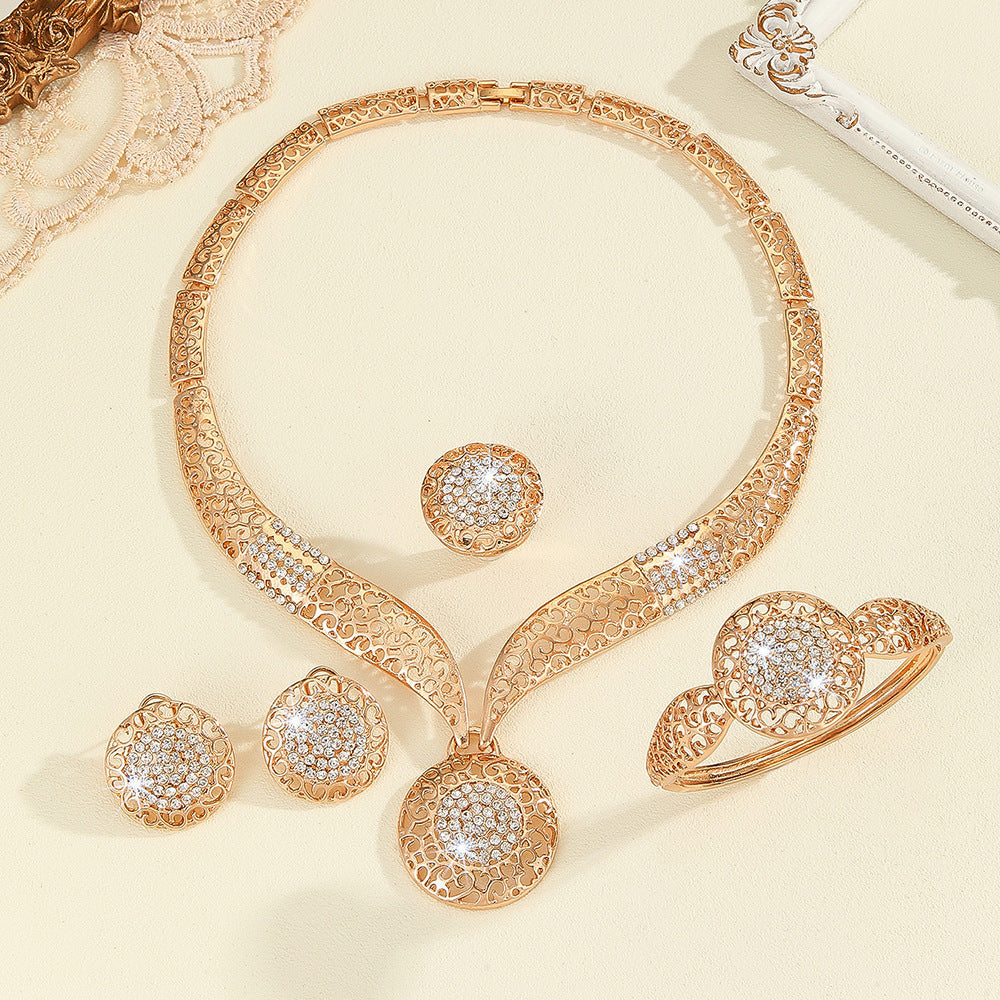 Rhinestone-encrusted
