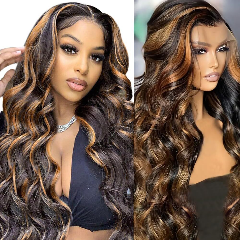 Cross-border New Wig European And American Ladies Front Lace  Wigs Brown Medium Long Curly Hair Big Wave
