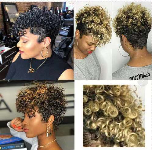 Women's Simple Rolls Short Wigs