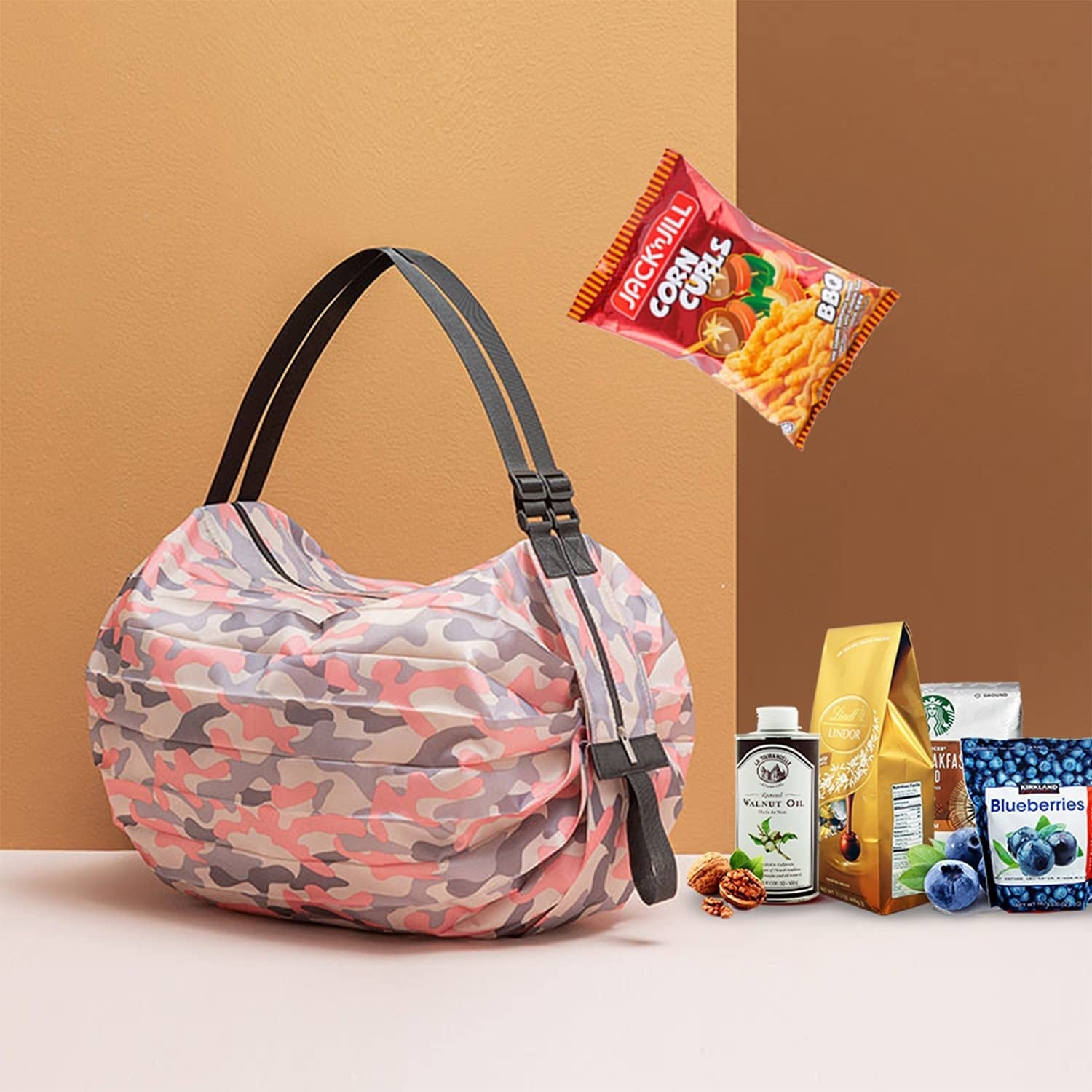 Portable Foldable Reusable Grocery Bags