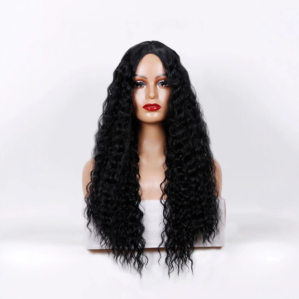Medium Long Curly Hair Wave Wigs