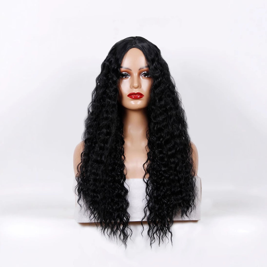 Medium Long Curly Hair Wave Wigs