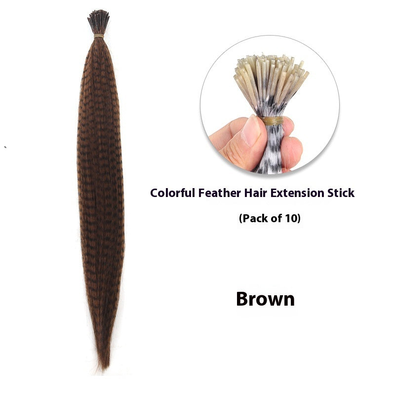 Feather Wig human hait 13 Colour