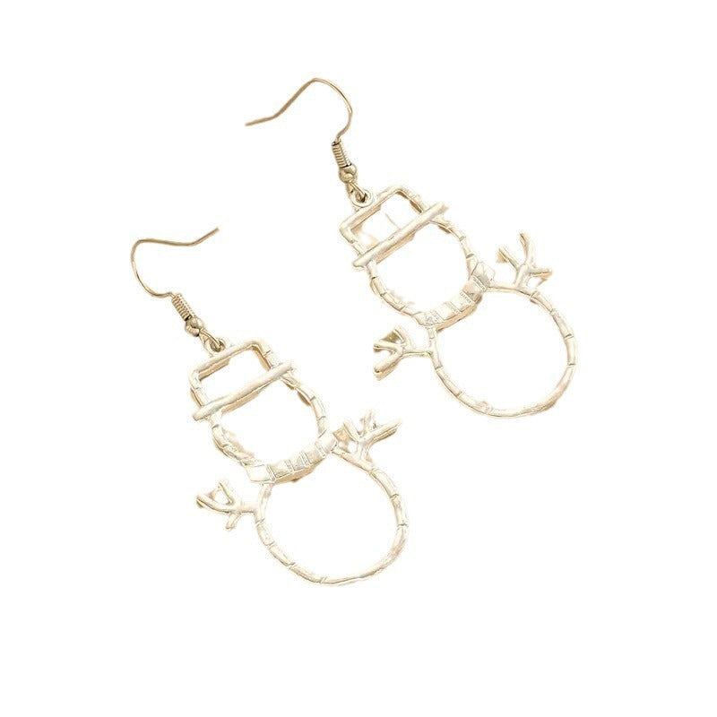 Snowman Earrings