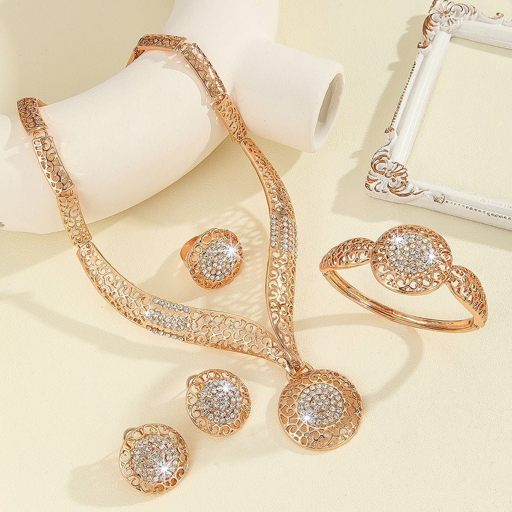 Rhinestone-encrusted