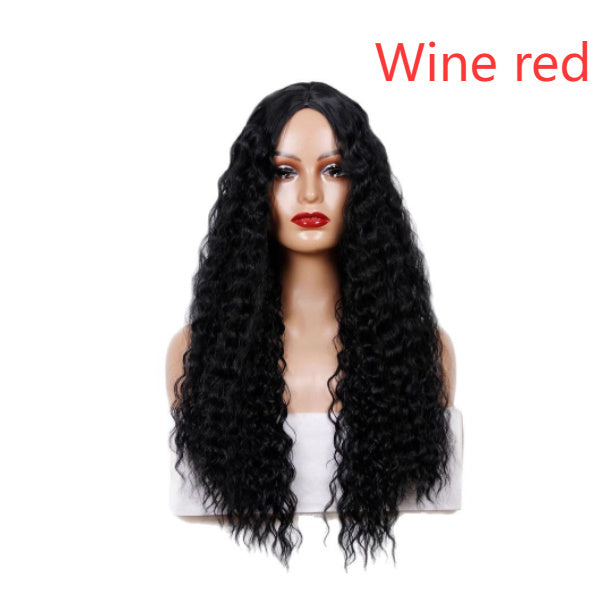 Medium Long Curly Hair Wave Wigs