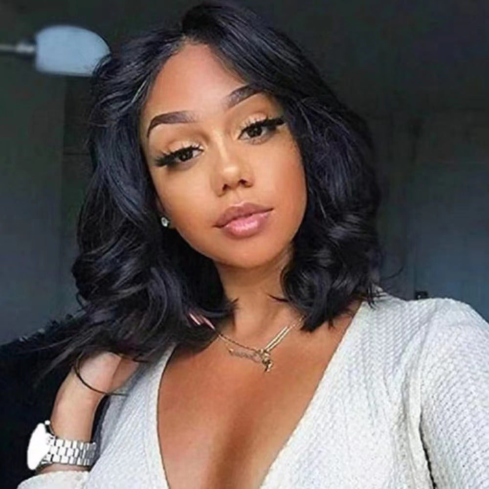 Women's Partial Short Curly Hair  Wigs Full-head Wig