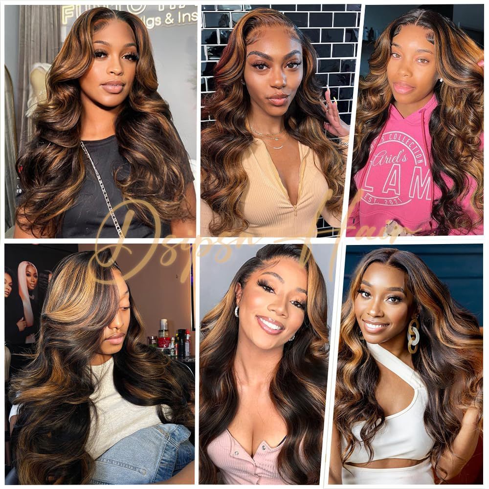 Cross-border New Wig European And American Ladies Front Lace  Wigs Brown Medium Long Curly Hair Big Wave