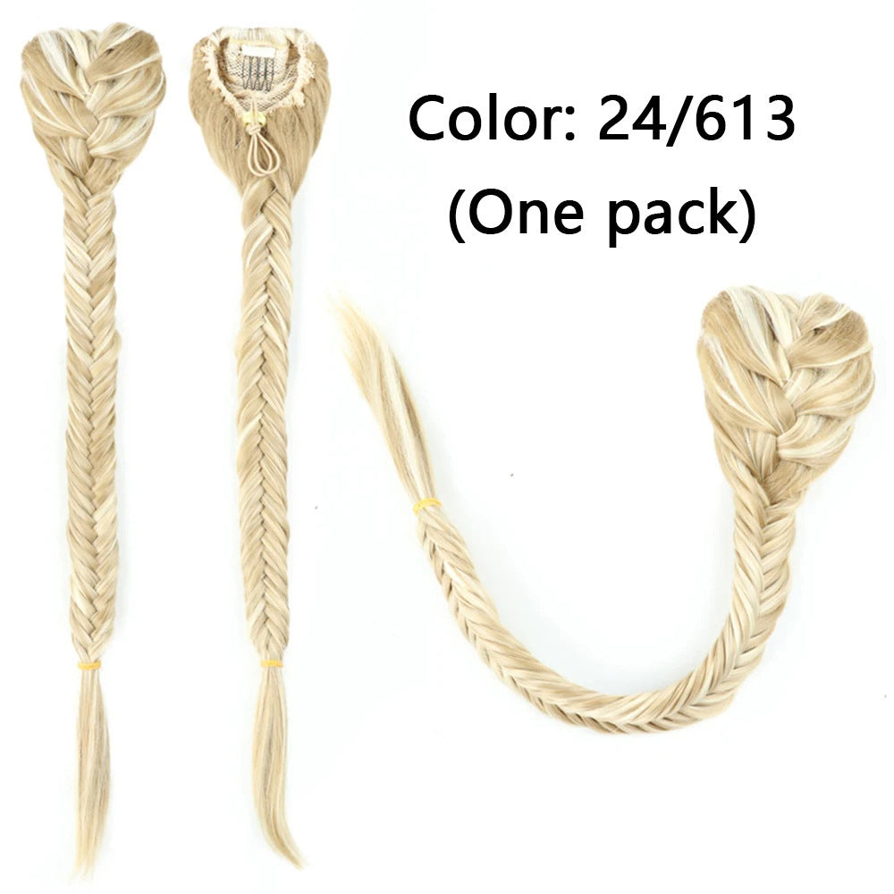 Braided Fishtail Horse Tail Women's Wig
