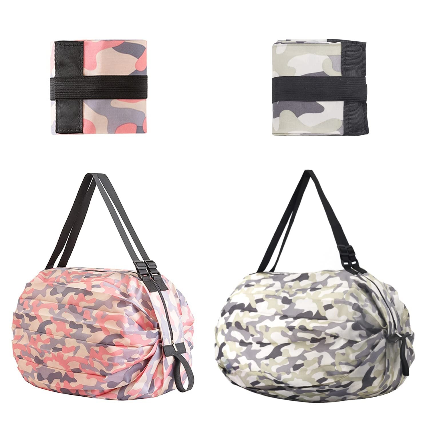 Portable Foldable Reusable Grocery Bags