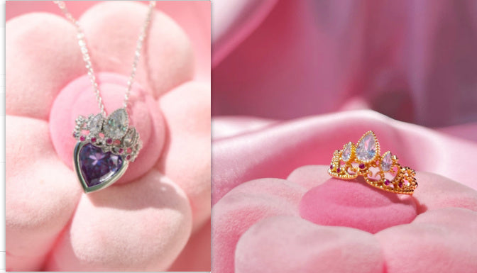 European And American Fashion Rhinestone Zircon Crown Ring