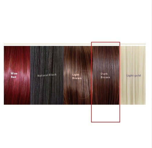 Mid-length Straight Hair Hand-woven Front Lace  Wigs