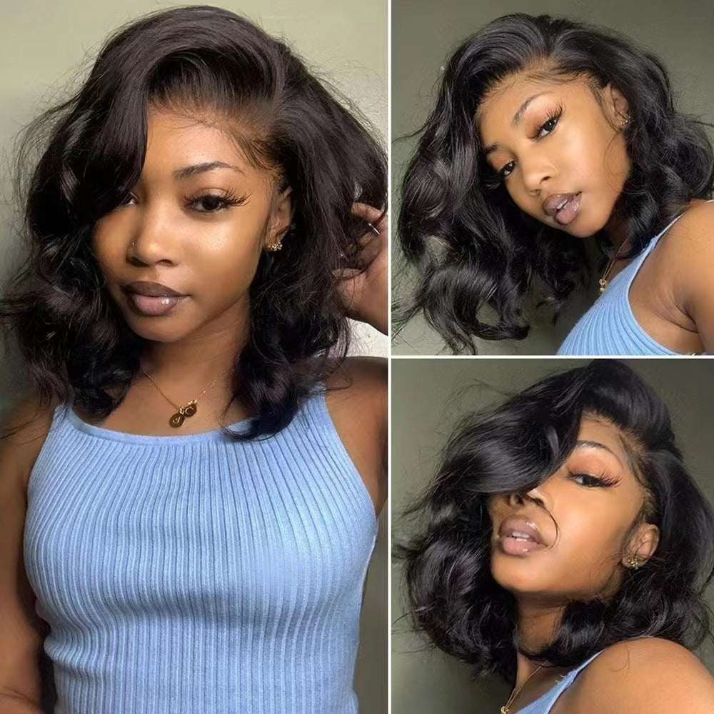 Women's Partial Short Curly Hair  Wigs Full-head Wig