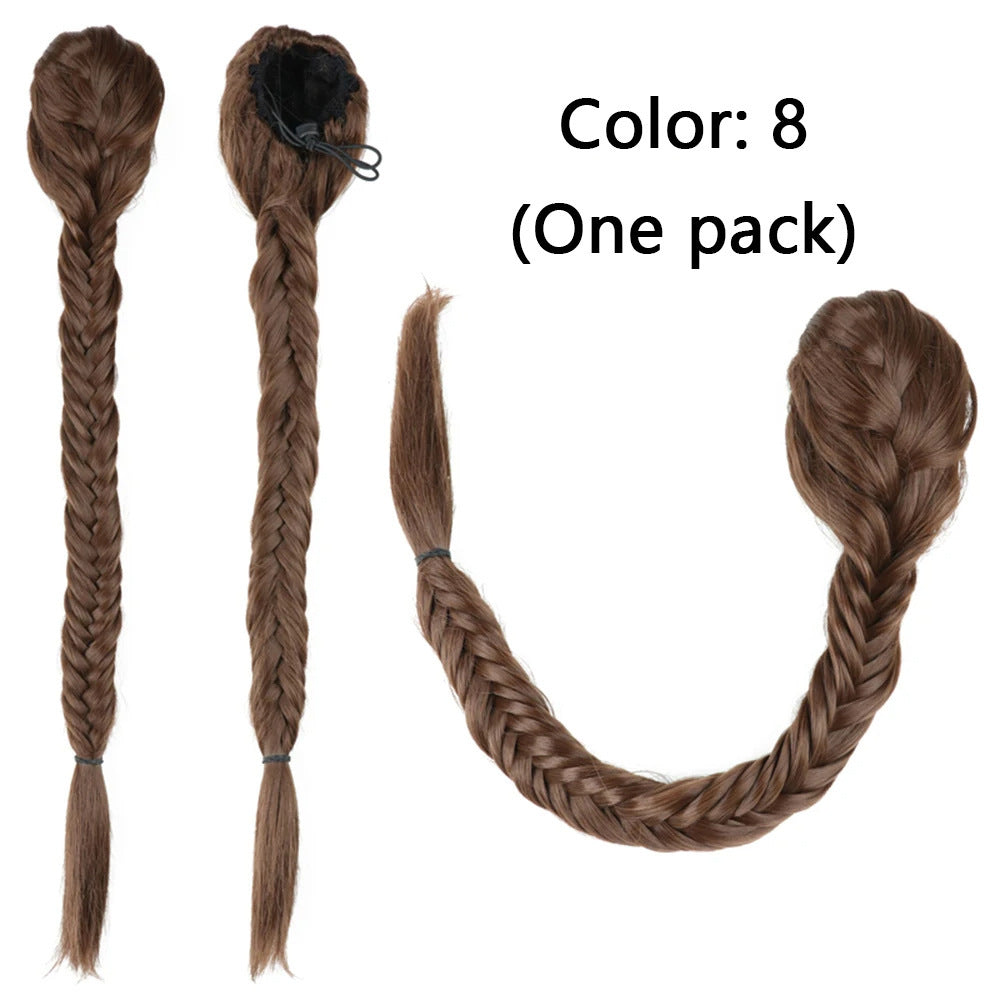 Braided Fishtail Horse Tail Women's Wig