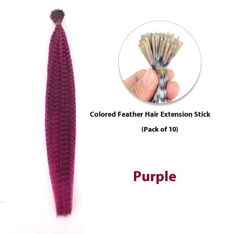 Feather Wig human hait 13 Colour