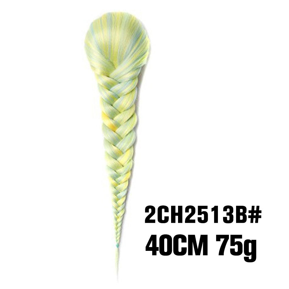 Braided Fishtail Horse Tail Women's Wig