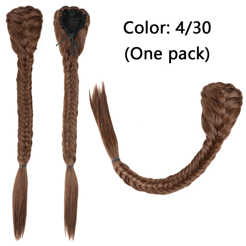 Braided Fishtail Horse Tail Women's Wig
