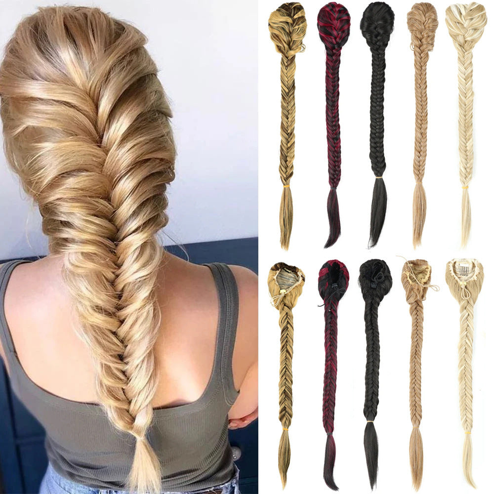 Braided Fishtail Horse Tail Women's Wig