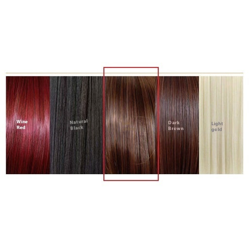 Mid-length Straight Hair Hand-woven Front Lace  Wigs