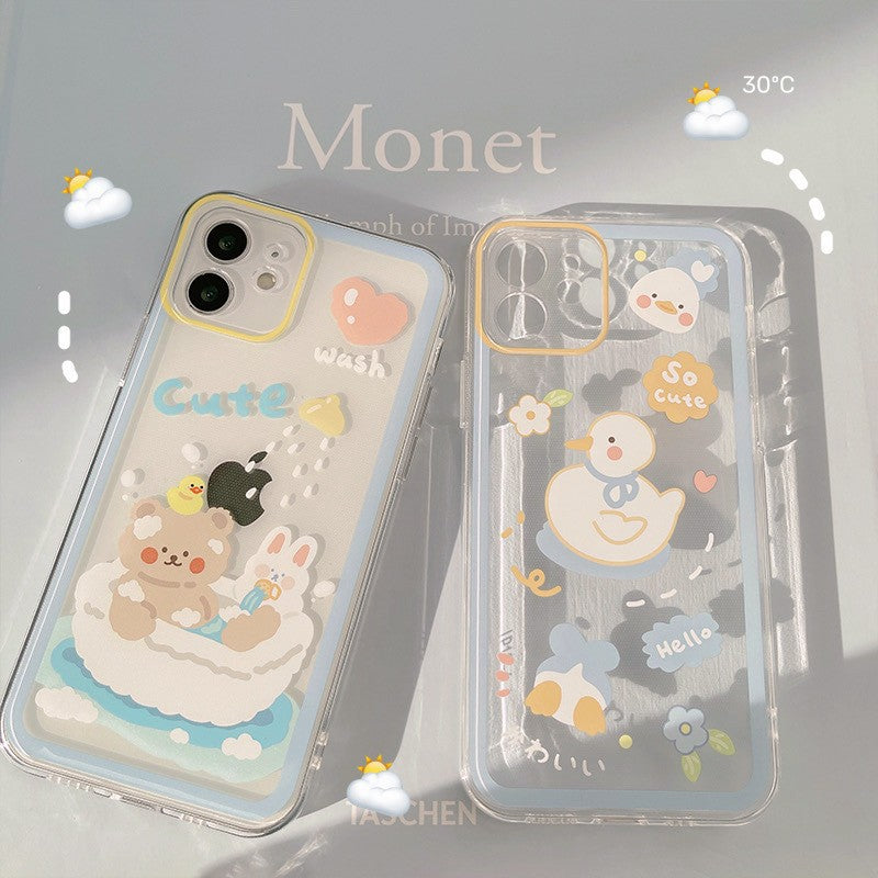 Fresh And Cute 17-Inch Compatible 16-Inch All-Covering Silicone Phone Case