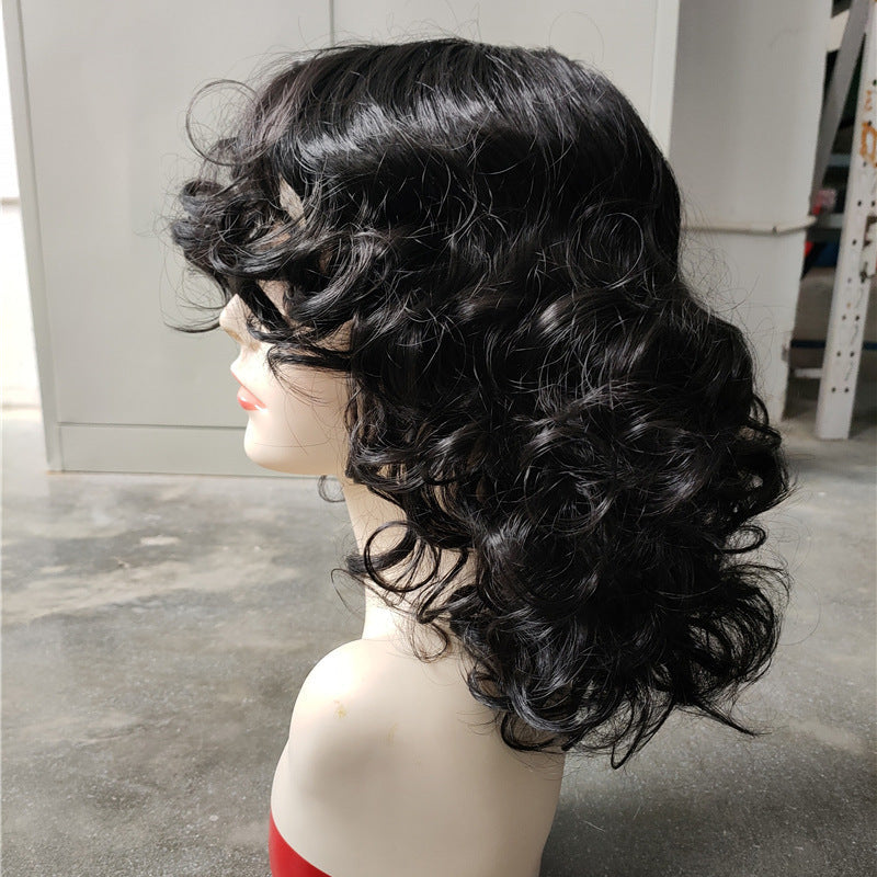 Women's Short European And American Afro Wig