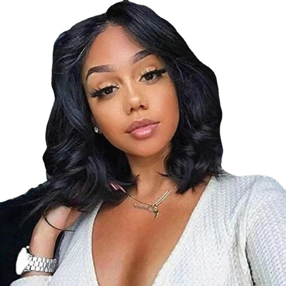 Women's Partial Short Curly Hair  Wigs Full-head Wig