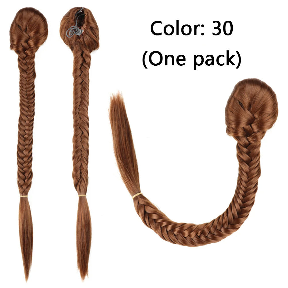 Braided Fishtail Horse Tail Women's Wig